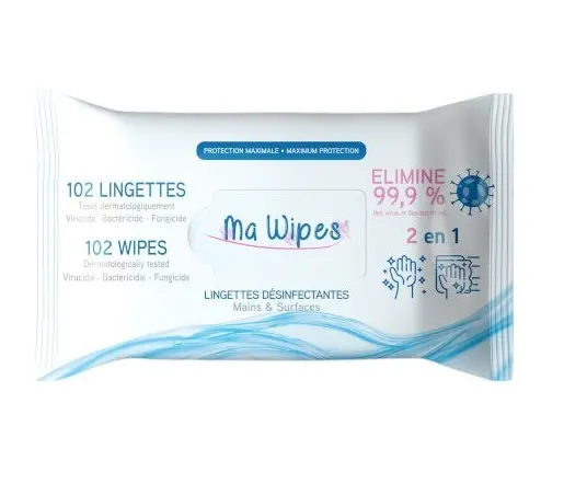 MaWipes – Lingettes hygiène bébé 102 wipes