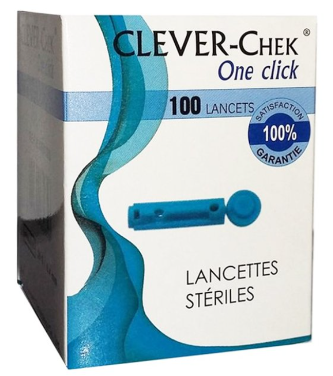 Clever-Chek lancettes stériles - 100PCS