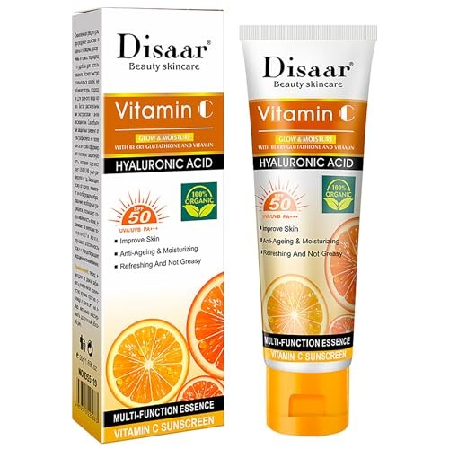 Disaar - BEAUTY Vitamin C Sunscreen Orange Extract Hyaluronic  Acid 