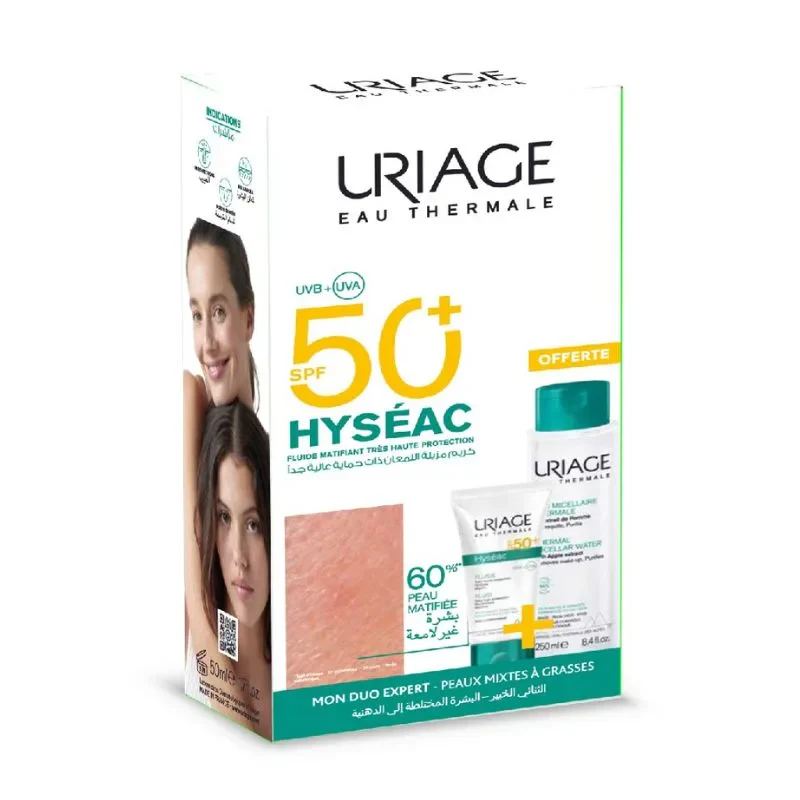 Uriage - Pack Hyseac Fluide Matifiant Haute Protection 