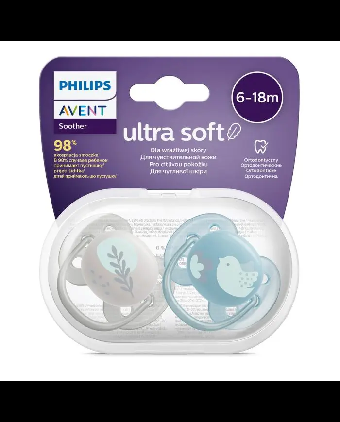 AVENT - Sucette Ultra Soft 6-18 mois