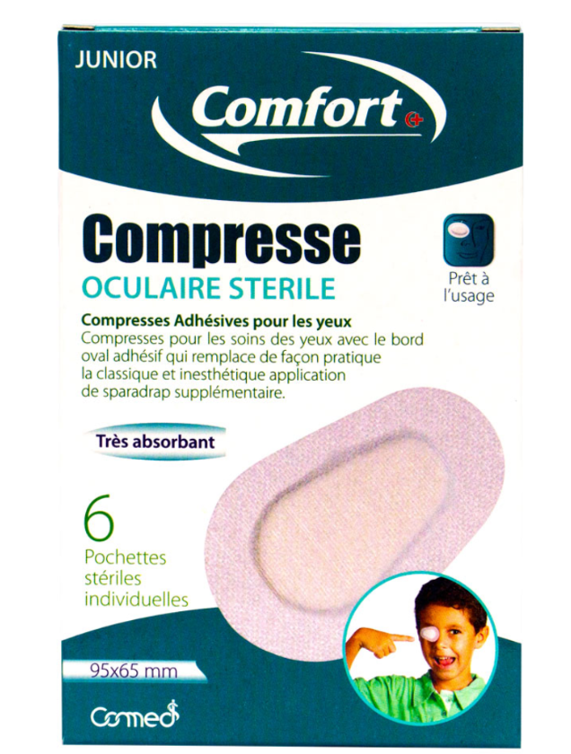 Comfort - Compresse oculaire stérile Junior 6pc