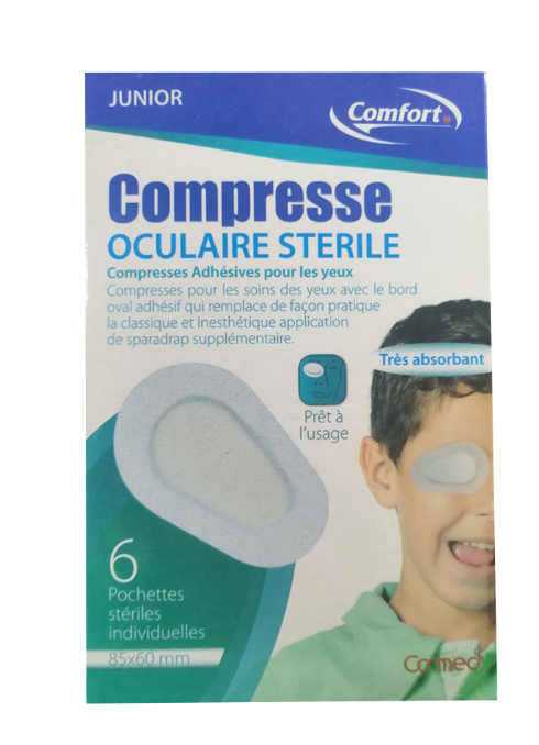 Comfort - Compresse oculaire sterile junior 85x60 mm