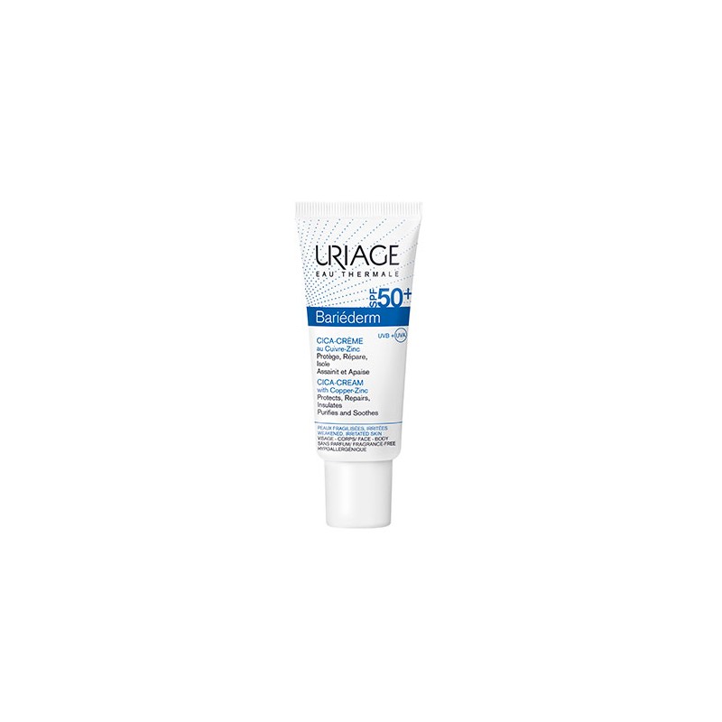 Uriage - Bariederm CIC Cream with Copper Zinc 40ml SPF50+