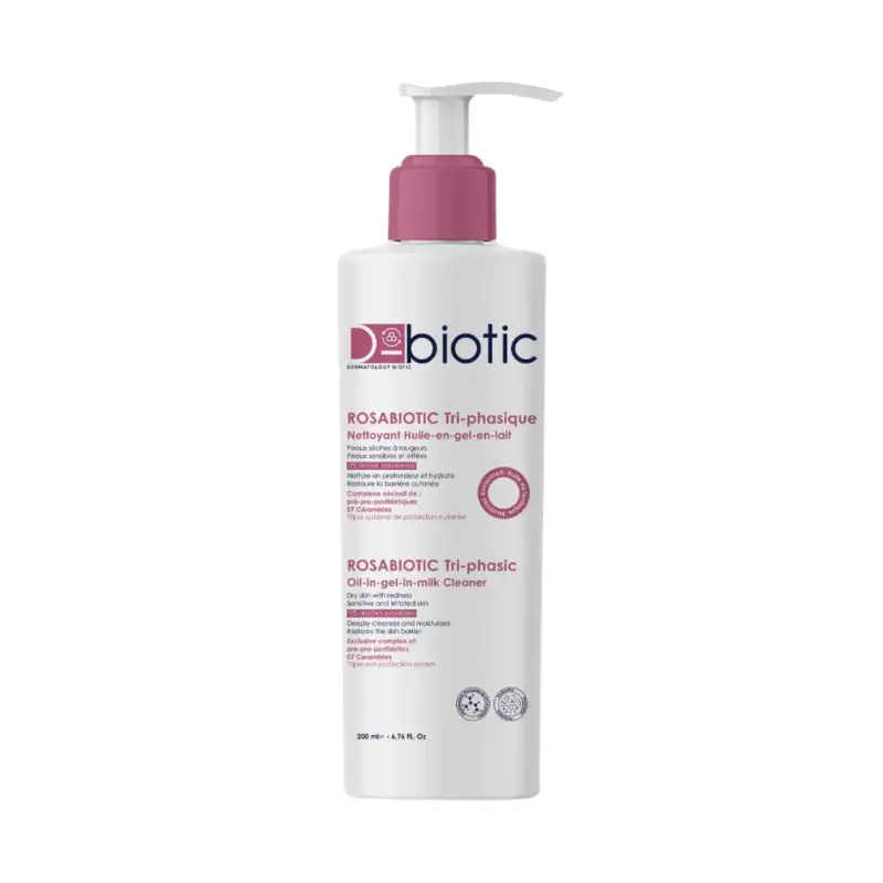 D-BIOTIC - ROSABIOTIC Tri-Phasique nettoyant 200ml