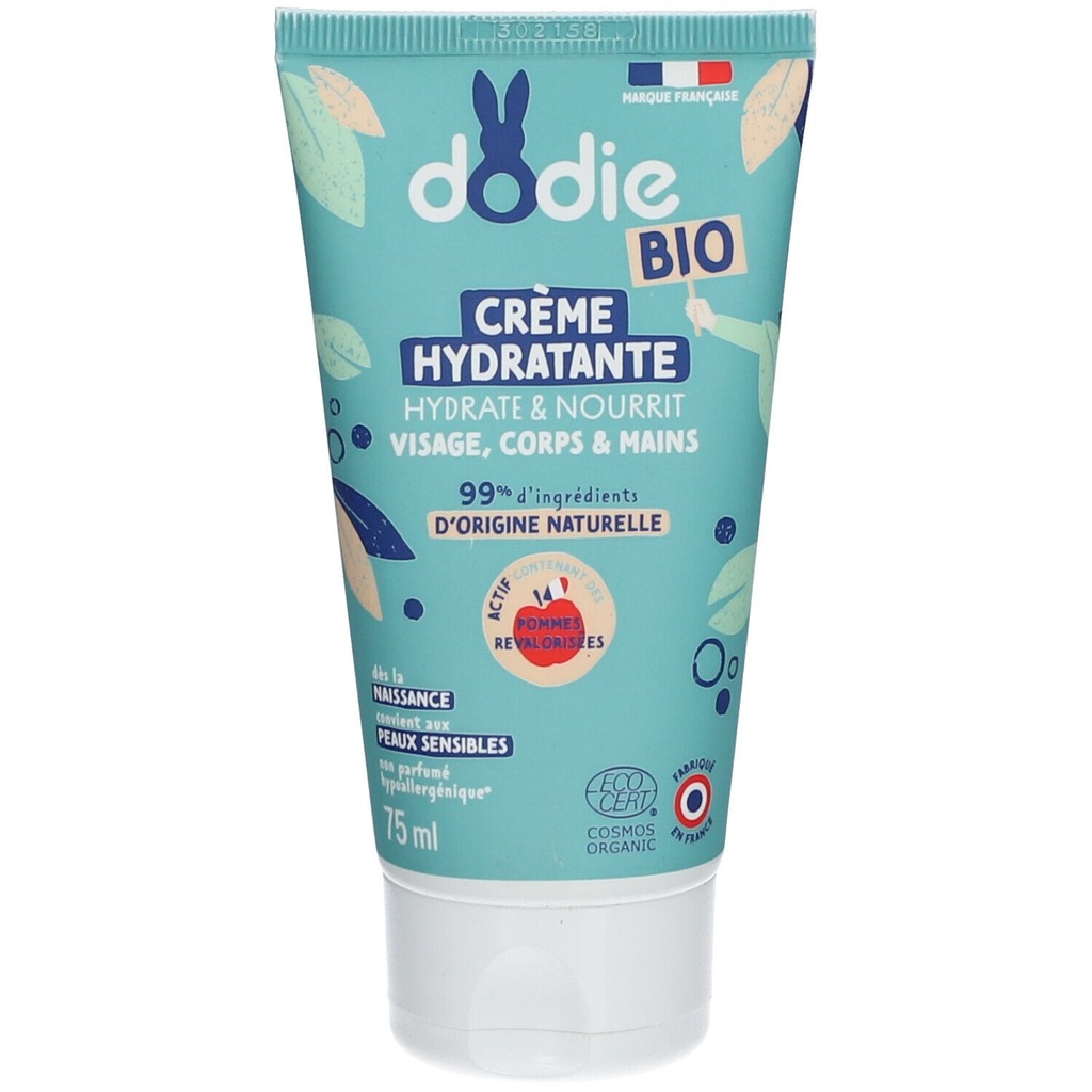 Dodie - Bébé Crème Hydratante 3 En 1 Certifiée Bio