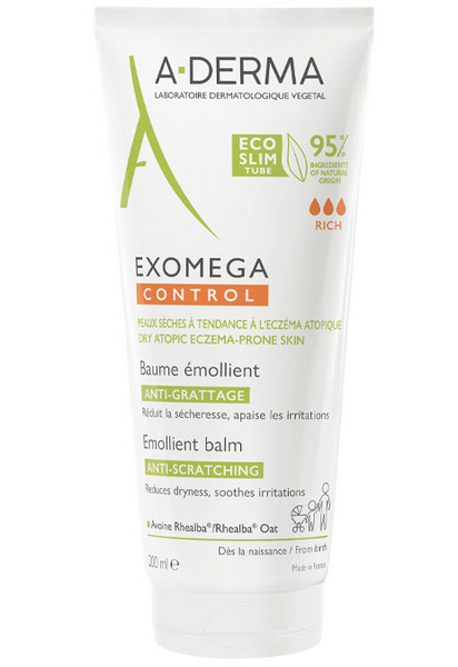 A-Derma - Exomega Control Emollient Balm 200 Ml