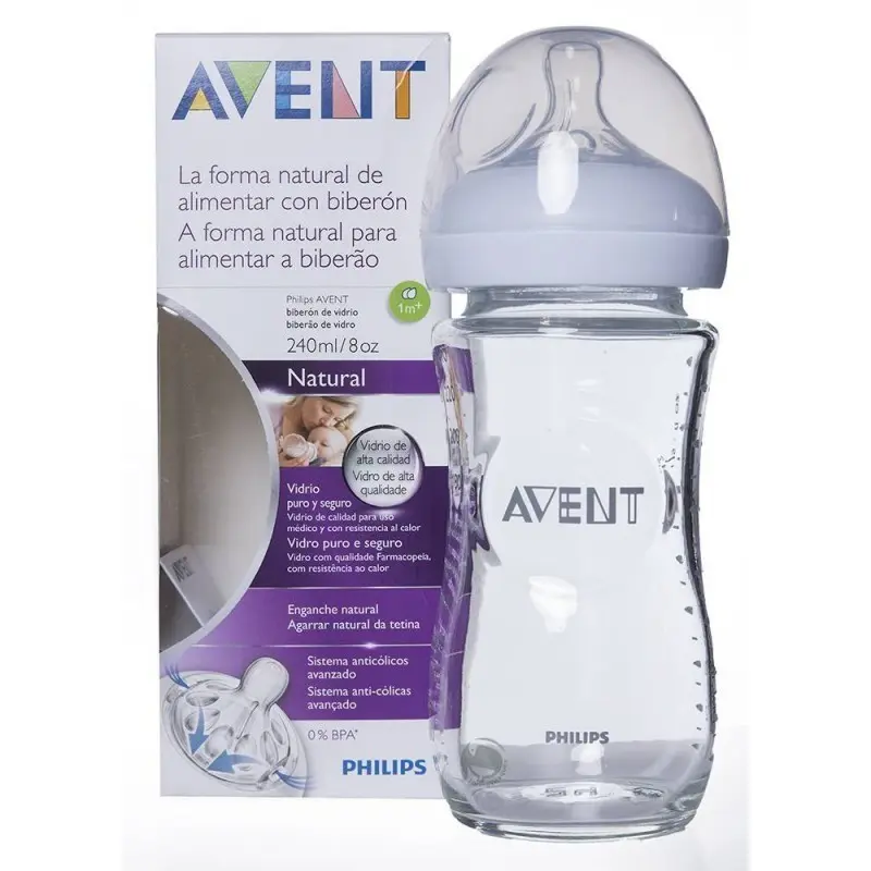 AVENT - Biberon Natural en Verre 240ml