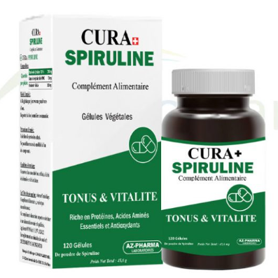 Cura Spiruline - Tonus vitalite 120 gelules