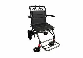 Fauteuil de transfert en aluminium s46-noir