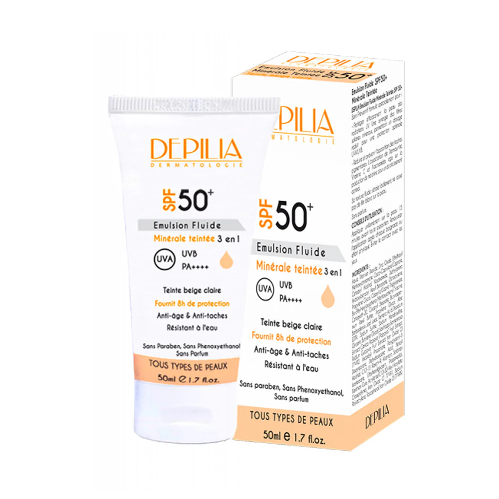 Depilia - Ecren teinte fluiede spf50 50ml