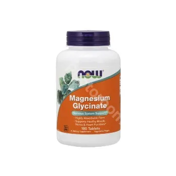 NOW - Magnesium glycinate 180 tablets