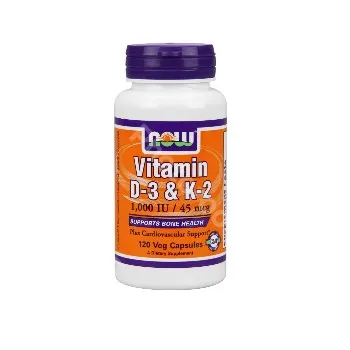 NOW - Vitamine D3 & K2 120Capsules