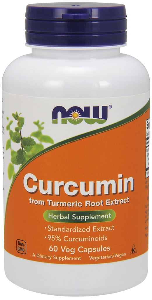 Now - Turmeric curcumin 60 capsules 