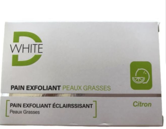 DWhite - Savon Pain Exfoliant Peaux Grasses 200g