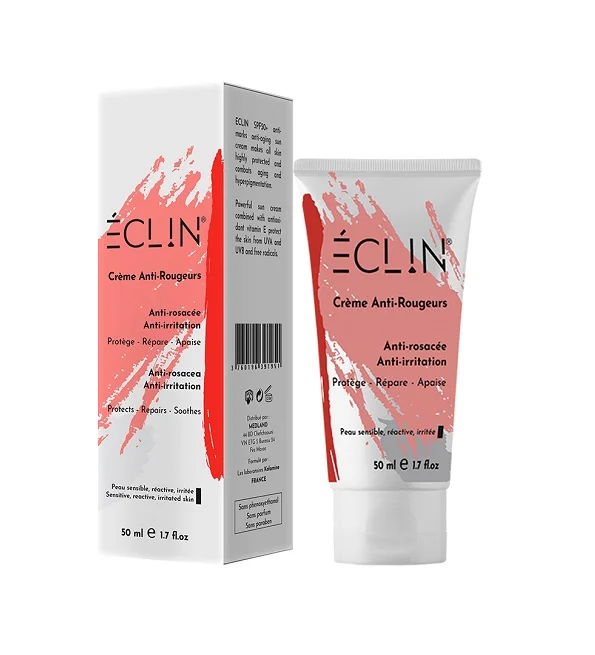 ECLIN - Creme solaire anti rougeurs spf50