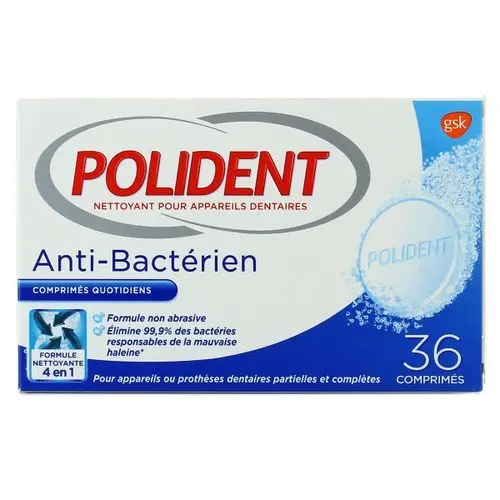 POLIDENT - Anti bactérien 36 comprimes 