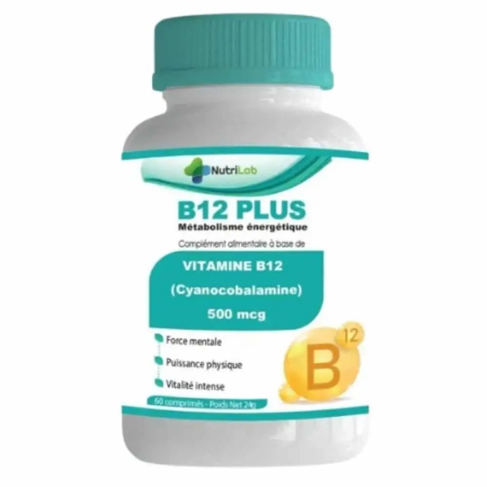 NutriLab - Vitamine B12 500mcg 60 comprimes