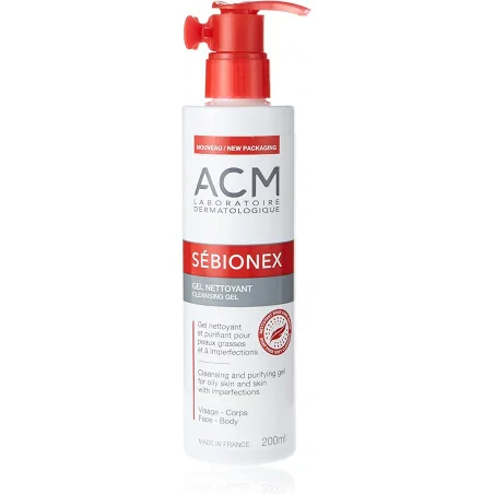 ACM -  Sebionex Gel Nettoyant Peaux Grasses 200ml