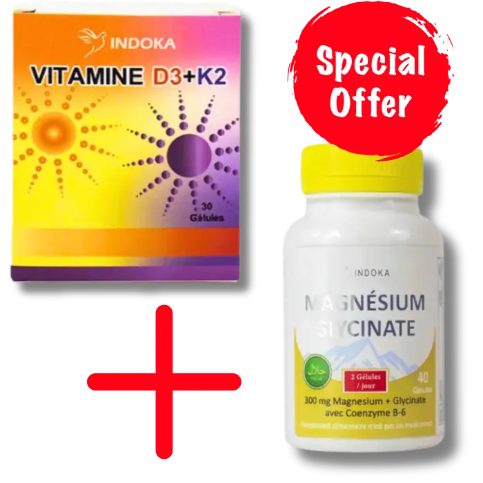 INDOKA - Pack Healthy Vitamine D3 + K2