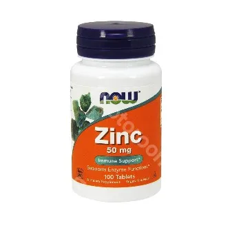 NOW - Zinc 50mg 100 Tablets 