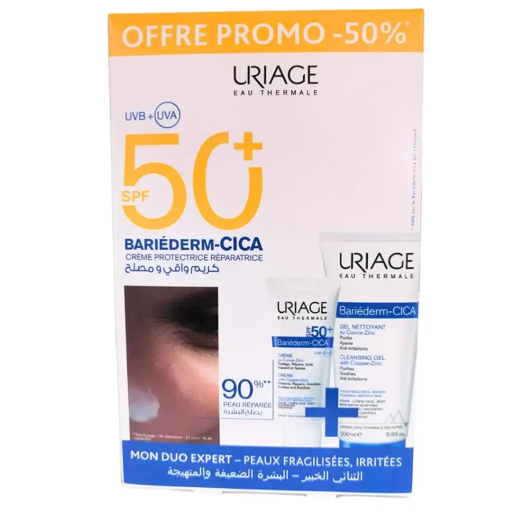 URIAGE - Pack Bariederm cica spf50 