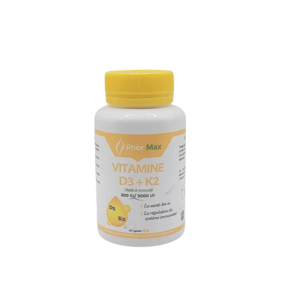 Phor Max - Vitamine D3 K2 60Capsules