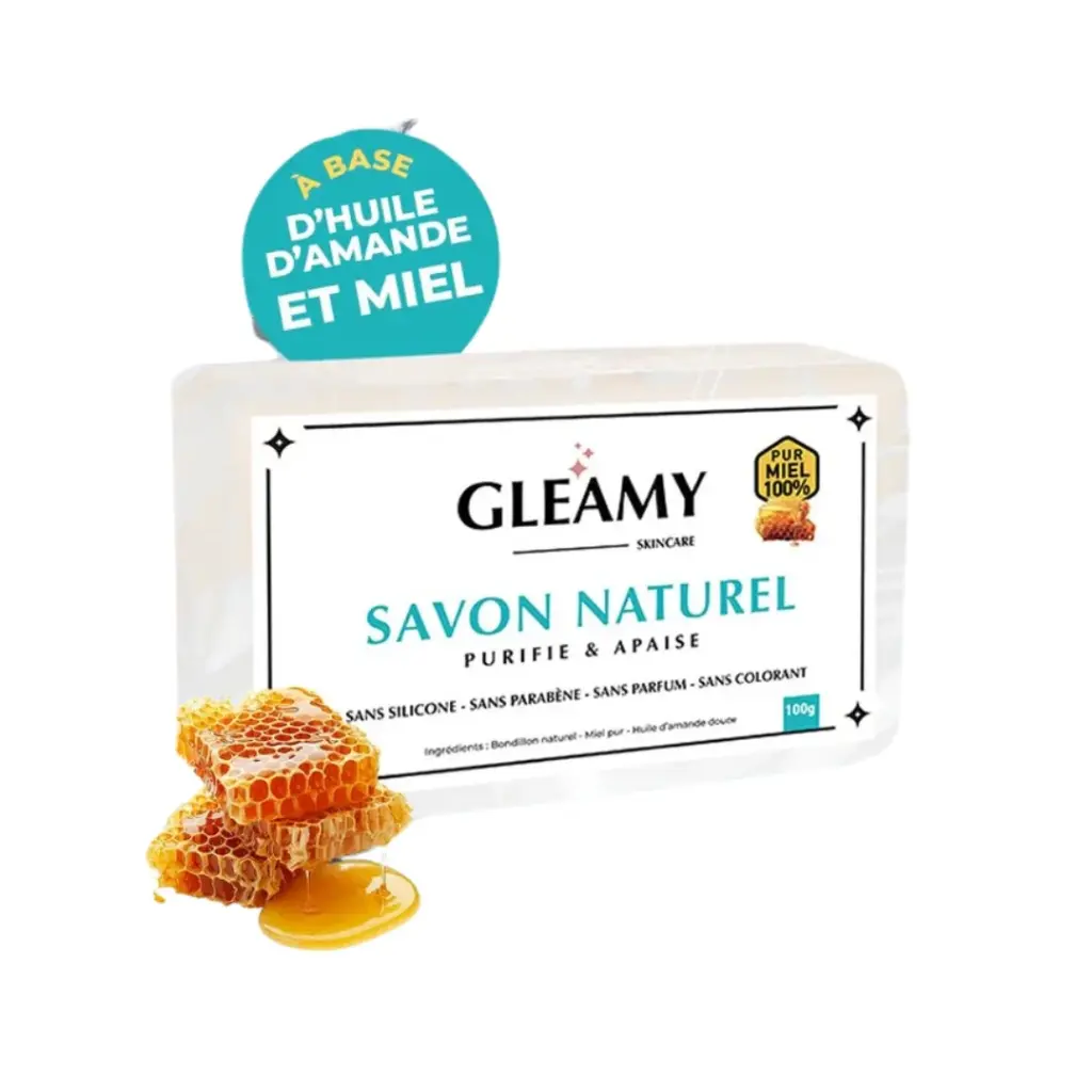 GLEAMY - Savon natural 100g