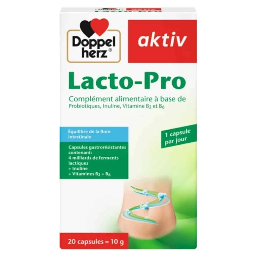 Doppel herz - Aktiv Lacto-Pro 20 capsules