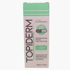 TOPIDERM - Creme eclaircissante spf20 50ml