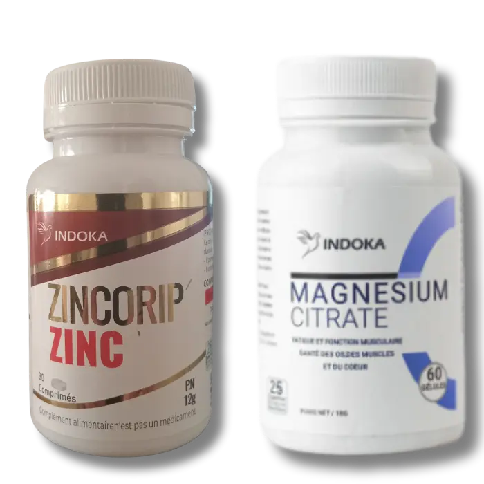 INDOKA - Pack relax magnesium et zinc 