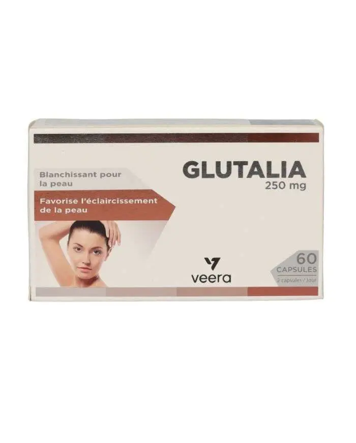 GLUTALIA - Favorise eclaircissement de la peau 60capsules 