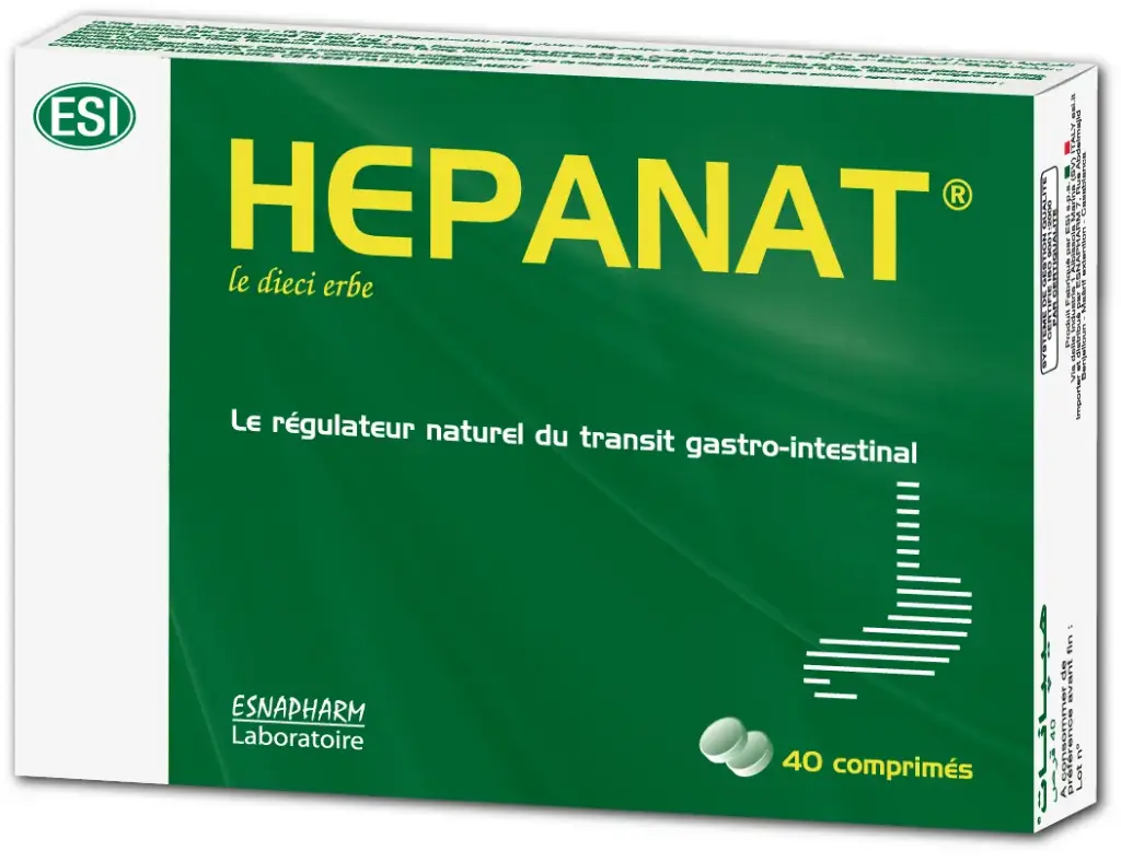 HEPANAT - Le regulateur transit gastro intestinal 40 cp
