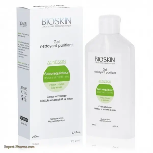 BIOSKIN - Gel moussant purifiant 400ml 