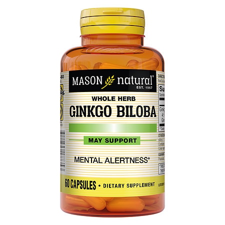 Mason natural - Ginkgo biloba 60 capsules