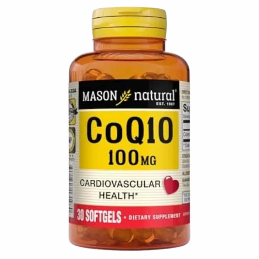 [1319-30A] Mason Natural - CoQ10 100mg 30 softgels