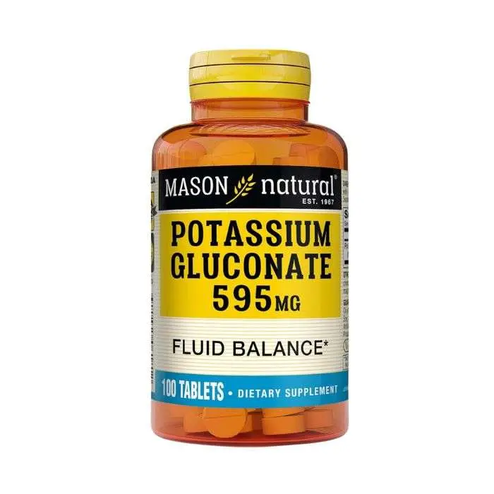 Mason Natural - Potassium gluconate 595 Mg 100 Tablets