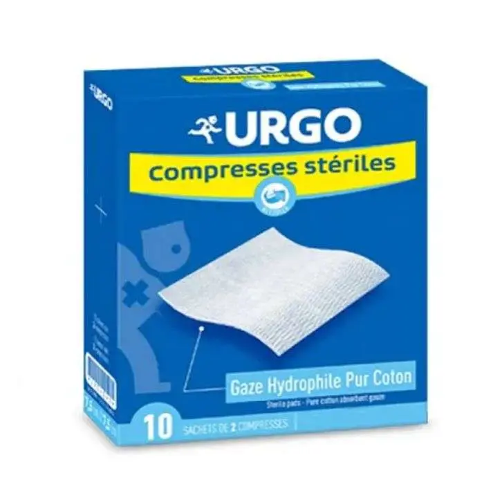 URGO - Compresses de gaze steriles 40cm x 40cm