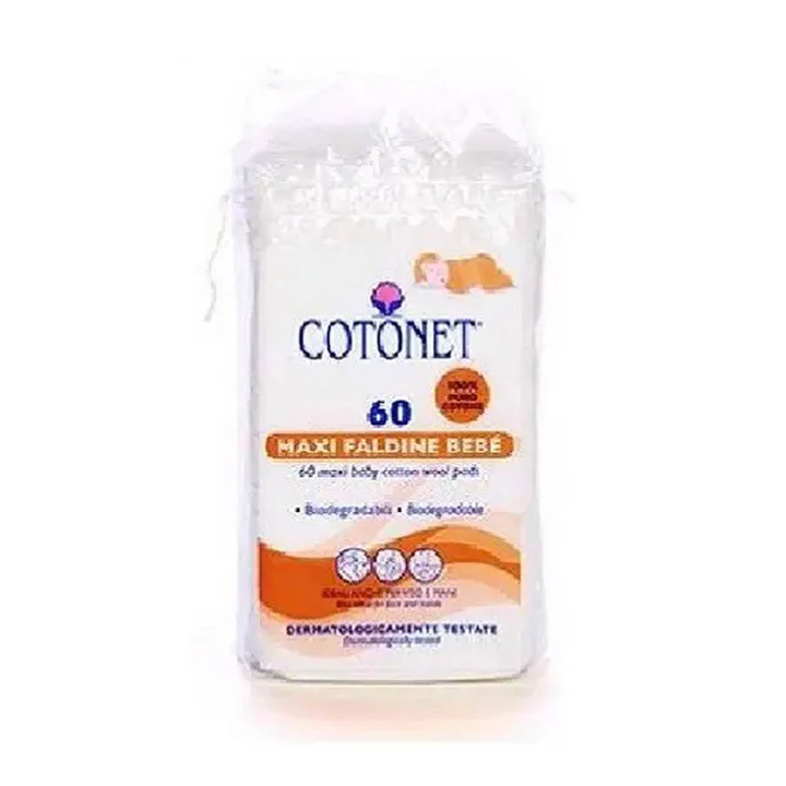 COTONET - Maxi baby cotton wool pads 60pcs
