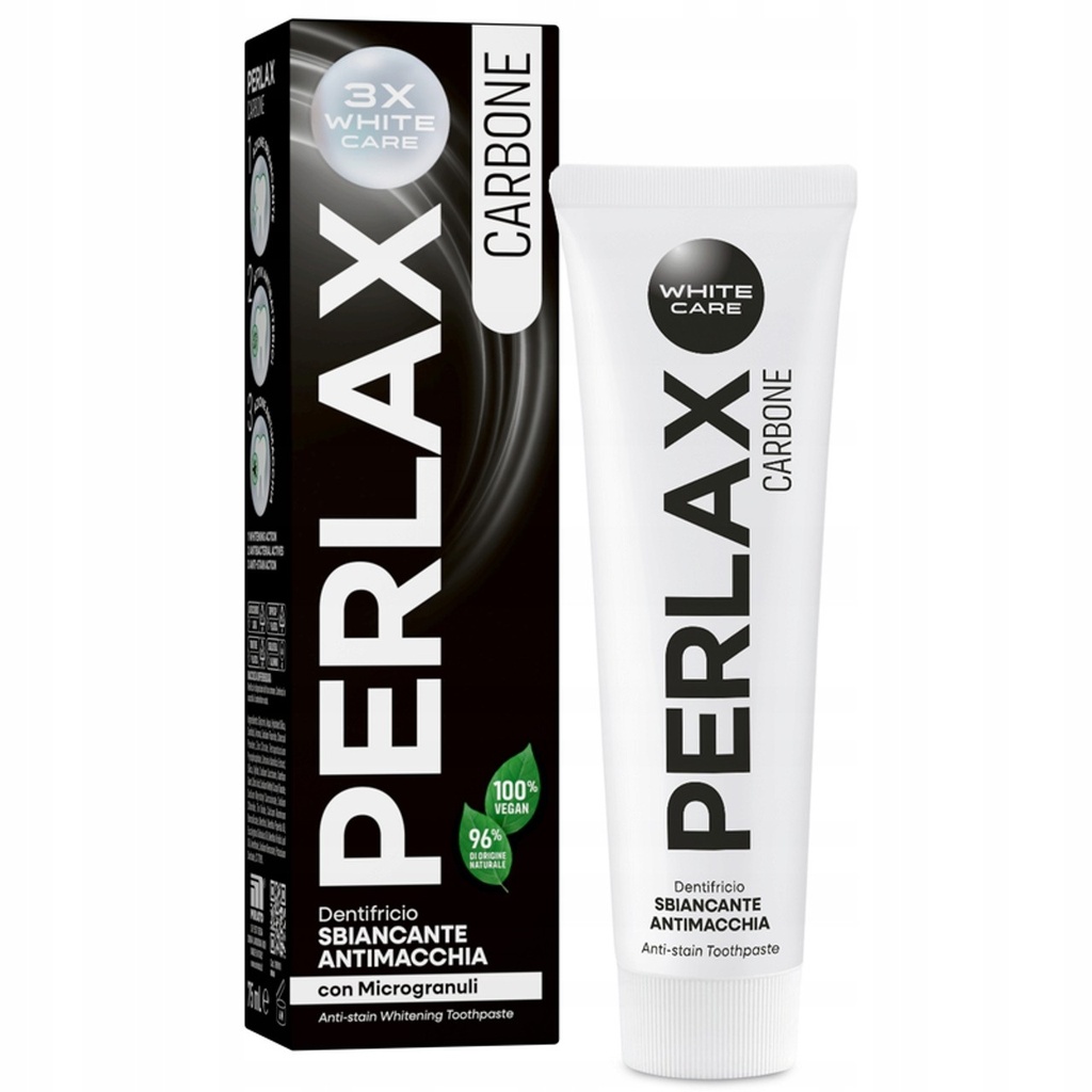 PERLAX - Dentifrice carbone 75ml