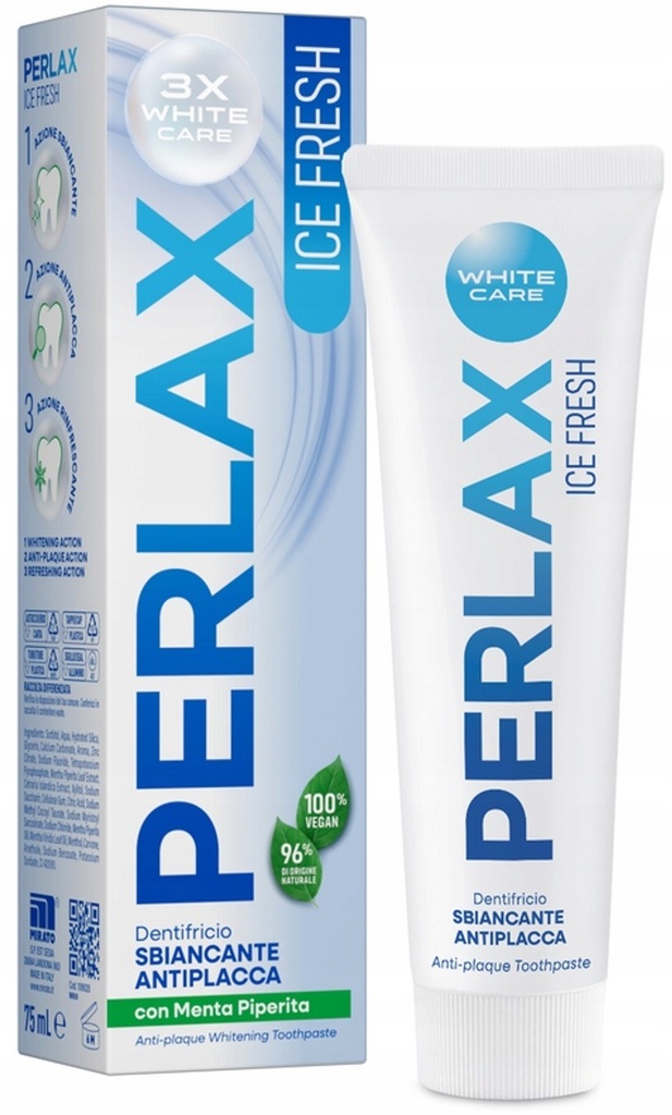 PERLAX - Dentifrice ice fresh 75ml