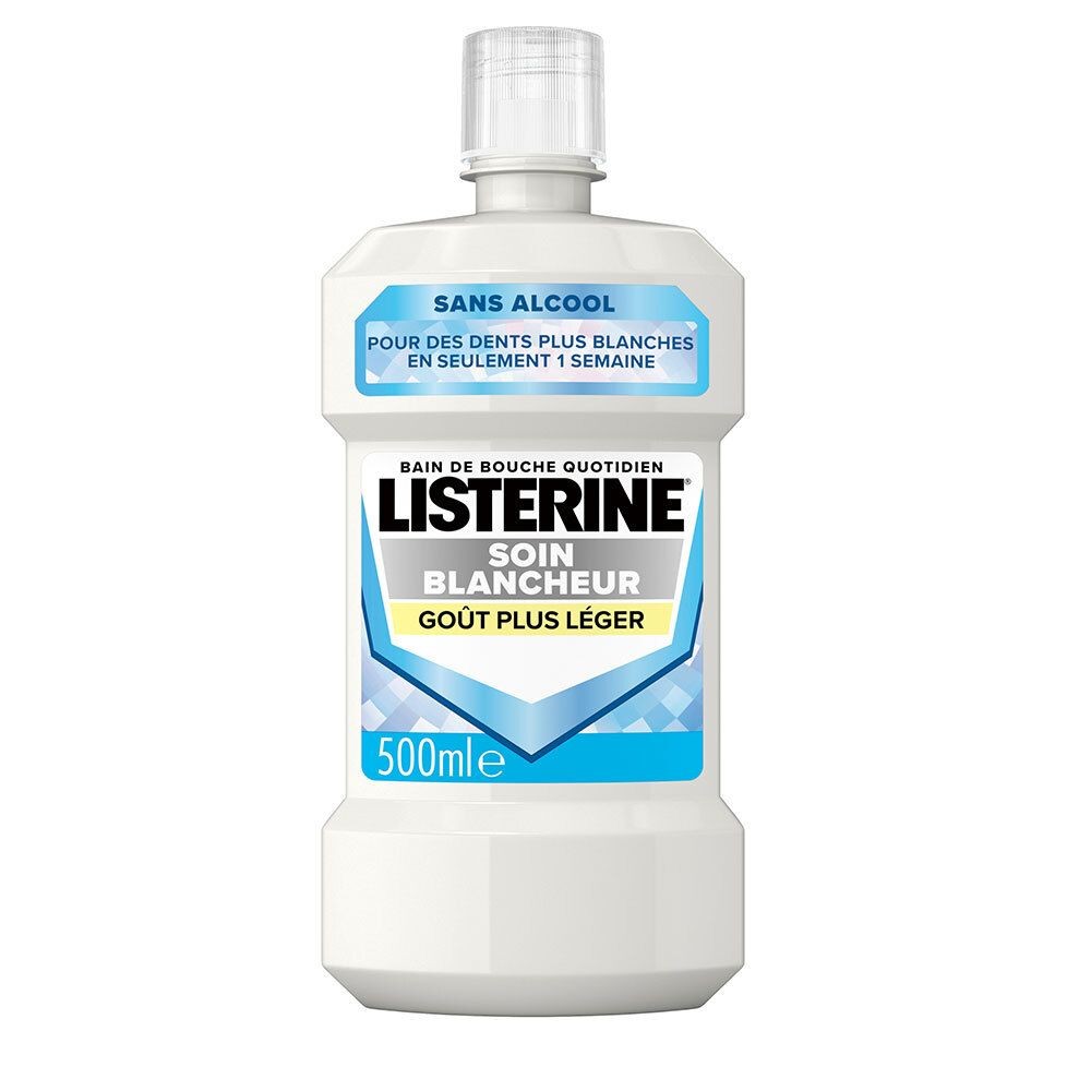 LISTERINE - Bain de bouche soin blancheur 500ml