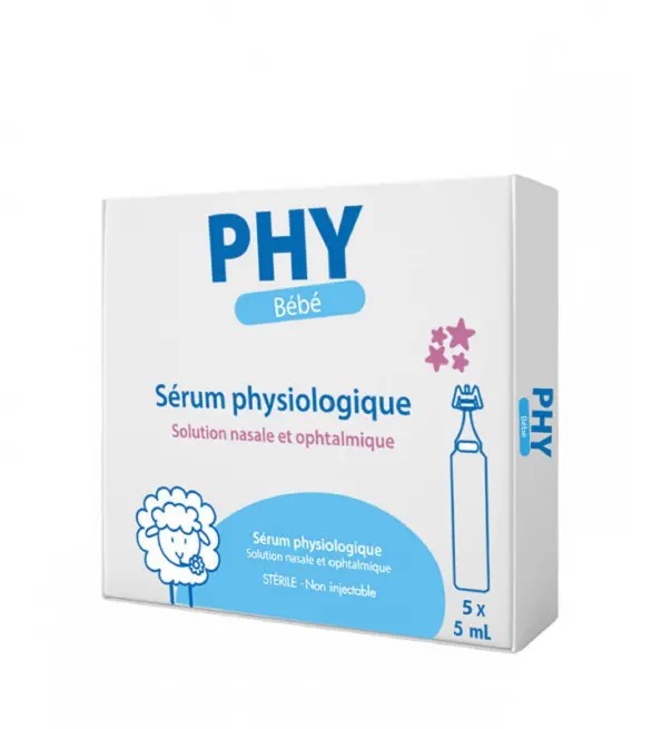 PHY Bébé - Sérum physiologique 5x5ml