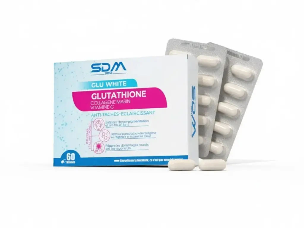 SDM -  Glutathione collagene marin vitamine C 60 gelules