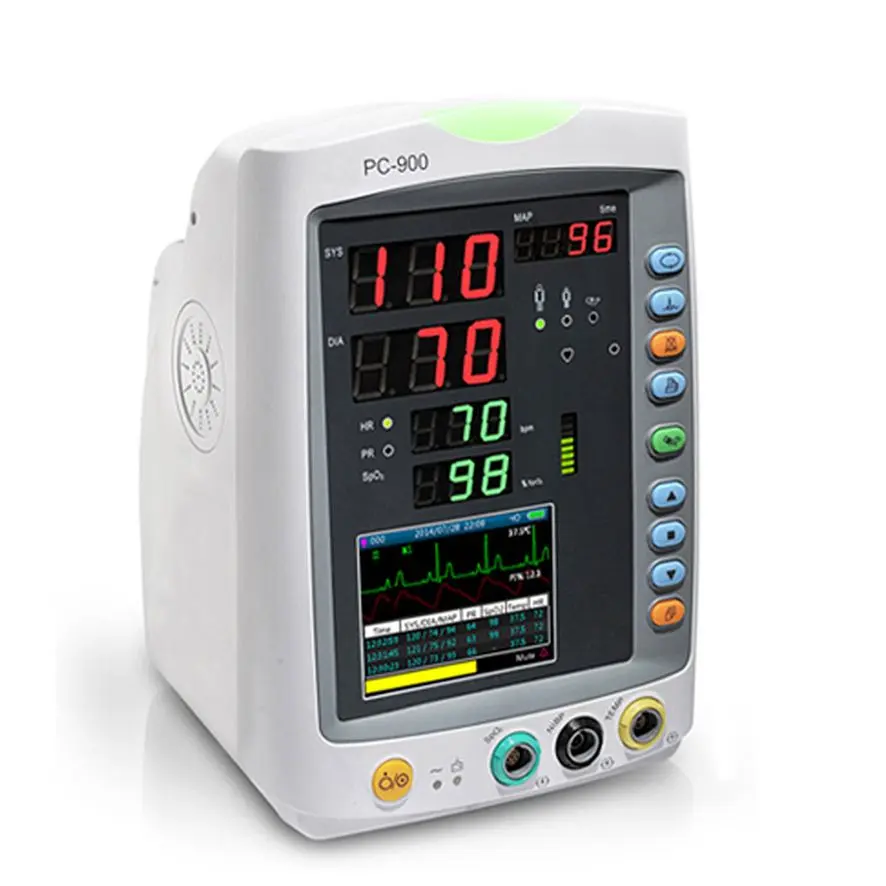 [PC-900PRO] Moniteur de surveillance (SPO2,TEMP,NIBP) sans chariot 