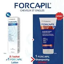 FORCAPIL -Pack cheveux et ongles  Lotion + shampoing 