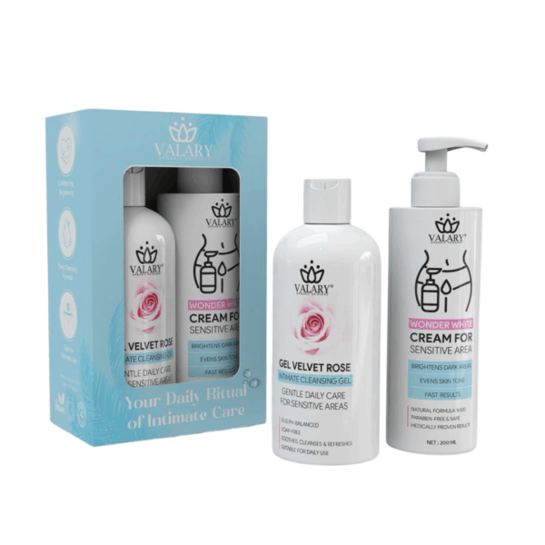 VALARY - Cream eclaircissante 200ml + gel nettoyant 250ml