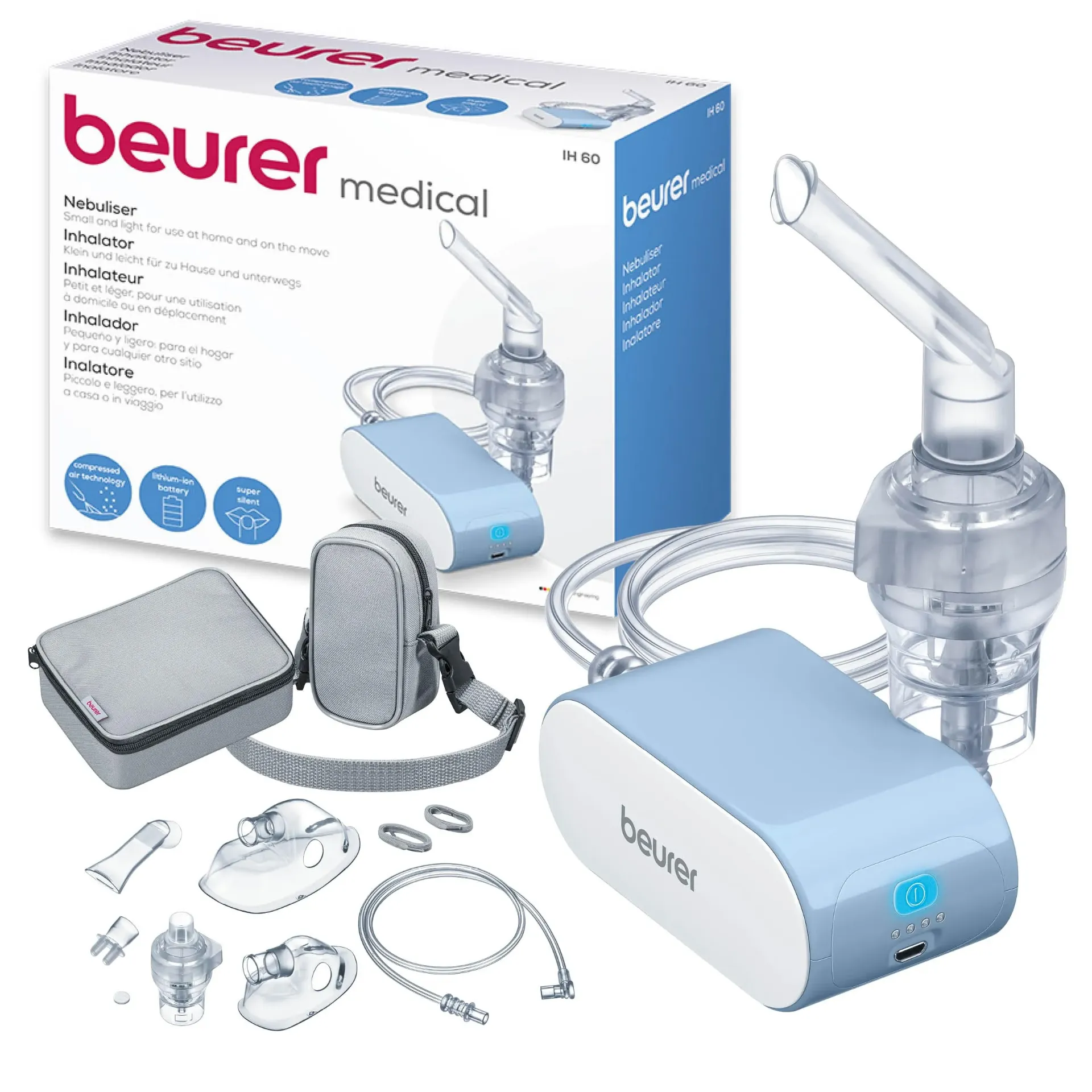 [IH-60] Beurer - Nebuliseur avec batterie IH-60