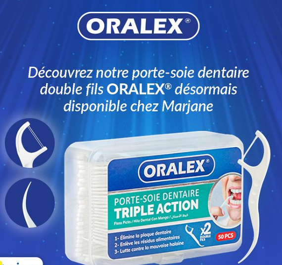 ORALEX - Porte Soie Dentaire 50 Pcs