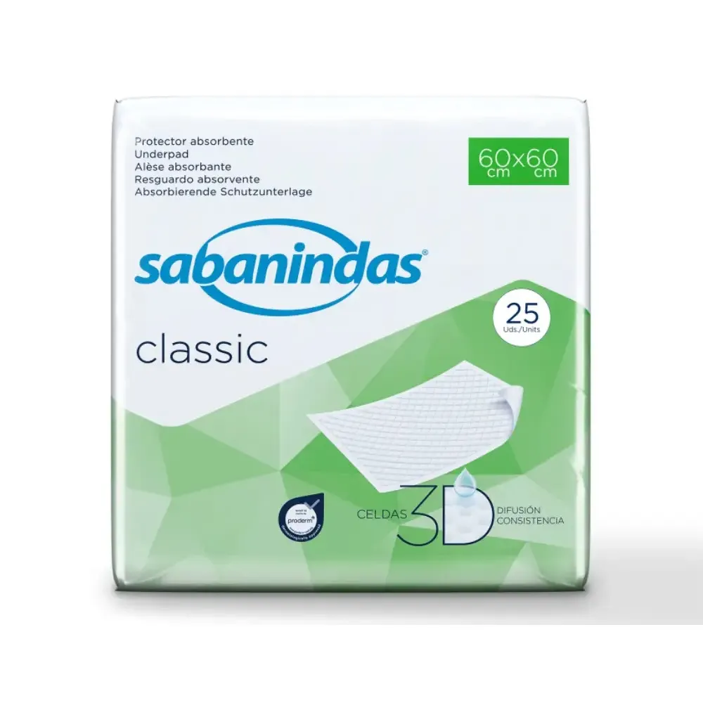 Sabanindas - Extra Alèse Absorbante 20pc (60x60cm)